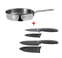 Bank wmf futenbao mini skillet milk pot stainless steel gas induction cooker universal shovel