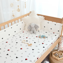 A customized childrens bed hat single piece of cotton 1 2m1 5 meters 1 8 cartoon cotton baby cotton bed cover mattress cover