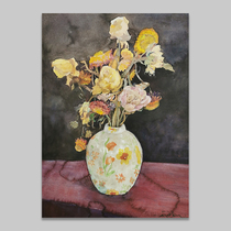 Shaw Qing still stand hand painted watercolor gift 32x45cm Unframed with hands - on gift