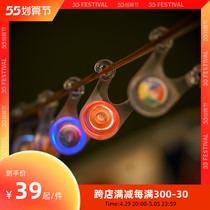Outdoor Camping Equipment Camping LED warning lights Tent Wind Rope Hanging Lights Frog lights Tripping Safety Lights