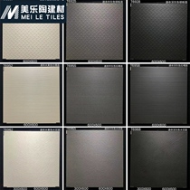 New Chinese gray whole body antique brick 600x600 outdoor courtyard concave and convex matte brick Balcony running water stone brick