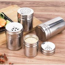 Stainless steel seasoning bottle household seasoning tank kitchen seasoning bottle pepper jar barbecue sprinkling bottle seasoning bottle