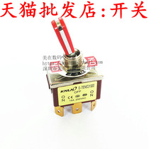 Current 15A high-end welding foot red handle E-TEN1322 6-pin 3-speed rocker switch button switch