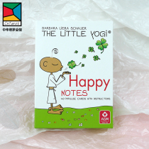 Spot imported genuine The Little Yogi Happy Notes Little Yogi Energy Guide Card
