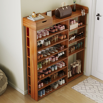 The shoe cabinet outside the door the outer aisle of the home door the large capacity of the shoe holder the storage space the multi-layer simple