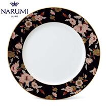 Japan NARUMI NARUMI Mirei Series 27cm Dim sum plate (black)Bone China tableware 51685-1557