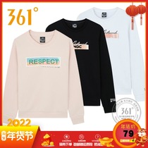 361 Degree Womens pullover 2020 spring new print sports sweater 361 round neck pullover sweater womens top