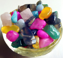 Buddhist supplies Buddha statues in the pagoda Manza offering seven treasures stone agate mix-up 1 Two