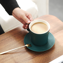 European coffee cup small exquisite ceramic cup saucer set light luxury ins style home simple professional afternoon tea tea set