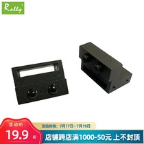 Barn door hanging rail limiter Carbon steel flat track Stainless steel round track locator