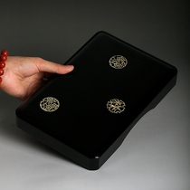 Japans Whejima Tuotian Solid Wood Lacquer Wenwen Inkstone Box