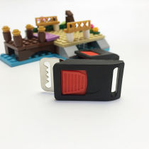 Electric motorcycle head gray helmet buckle buckle accessories Chin buckle Helmet buckle belt adjustment lock safety buckle Universal