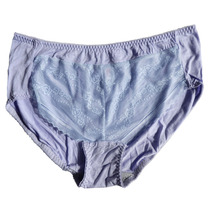 Modal panties womens mid-rise lace panties Womens ultra-thin mesh perspective briefs sexy