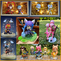 Wangs skin Keqing Longzhi Bailixigan white tiger Great Wall guards Jun Xiaoqiaos hand for sending glory car pendulum piece