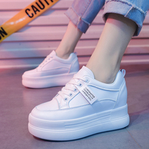 Inner height-increasing white shoes womens 2020 summer new versatile thick-soled summer casual shoes platform shoes tide shoes breathable