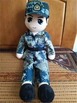 Net red doll soldier brother cute camouflage 2019 gift doll tide navy soldier army love off-site couple gift
