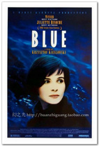 Blue White and Red Trilogy Blue Kieslowski Movie Poster Art Movie Decorative Painting