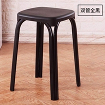 Portable tutorial class plastic stool conference chair plastic stool large round stool durable plastic home thickened