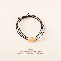 Cute whale hair ring headdress hair rope women's net red Korea simple rubber band bracelet dual-purpose girl small fresh head rope