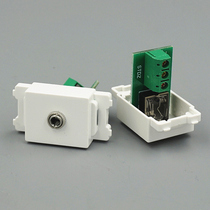 120 type non-welding earphone module microphone module 3 5 audio socket can be equipped with ground panel