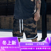 Muscle fitness shorts men ins brothers training mesh breathable youth basketball loose sports casual five-point pants