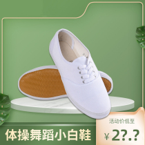 Practice men and women children children white gymnastics dance shoes Dance shoes Womens soft-soled performance shoes White shoes for children yoga