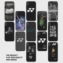 yeap iPhoneX Apple 8 Xiaomi Samsung oppo Huawei Black badminton phone case YONEX Li Zongwei