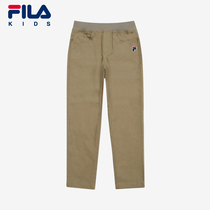 (Korean style)FILA FILA childrens clothing 2021 spring and summer sports casual knitted trousers men and women with the same paragraph