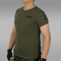 Confederate Round neck short sleeve tight T-shirt Stretch mens army fan Cotton fitness half sleeve Special forces tactical T-shirt