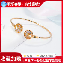 Mrs Liao Jewelry 18K rose gold Diamond Bracelet Bracelet Female Amulet Stretch bracelet Handmade Custom