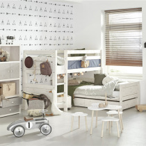 Staggered bed the second bed bed solid wood children multifunctional baby bed two-level children