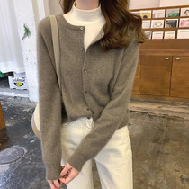 Grey Imitation Raccoon Fur Coat Jacket 2022 Spring Autumn New Mahai Fur Stack Wearing Soft Milky Knitwear Knitwear Womens Clothing