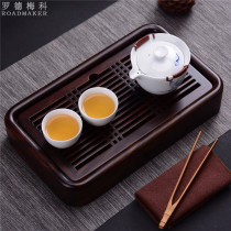 ROADMAKER ebony tea tray tea tray Kung Fu tea set water storage tea sea tea table household tea set solid wood tray