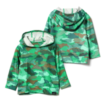 New Patagonia Men and Women Baby Children Beach Beach Sunscreen UV Anti-UV Quick Dry Hooded T-Shirt C1