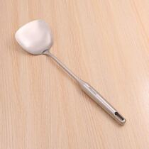 18 18 10 stainless steel pan shovel fried vegetable shovel german cookware iron vegetable shovel long handle fried spoon chinese shovel flat shovel