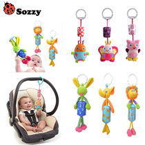 Newborn baby toys 0-1 year old baby cart pendant Wind Bell bed hanging bed Bell rattle plush fabric toy