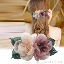 Flower clip fascinator crystal flower rich hair clip diamond