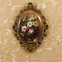 European-style wall hanging wall decoration Wall decoration American wall decoration pendant Resin painted wall background wall Wall hanging decoration