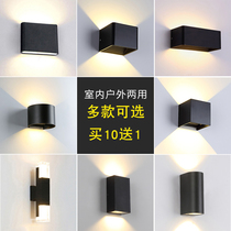 Wall lamp Bedroom Modern simple living room American creative personality Nordic staircase Aisle wall led room bedside lamp