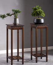 Flower rack shelf Flower pot rack Living room Floor-to-ceiling hanging orchid rack Antique flower table Chinese style flower rack Indoor