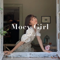 Sandro asw polka dot dress women's 2022 new temperament sweet super fairy bubble sleeve high waist V-neck skirt