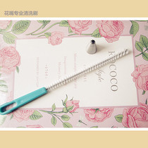 Lotus root Divine Instrumental Wash Lotus Root Brush Framed Flower Nozzle Brush Wash Milk Bottle Water Cup Brushed Lotus Root hole stainless steel cleaning brush