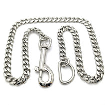 diy stainless steel traction chain medium and large dog leash collar pet lock dog collar necklace new style