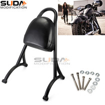 New motorcycle Harley XL883 1200 X48 modified round tube with package rear backrest Rear bow back tailstock