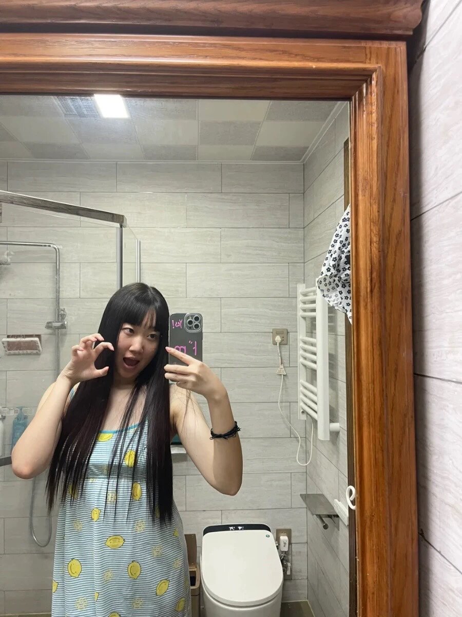 真我黑长直漫画齐刘海假发套 全真发整顶设计 自然隐形无痕贴合 长发飘逸顺滑