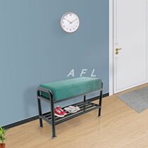Removable and washable into the house to change shoes bench narrow door stool shoes shop Test shoes stool light luxury long bench wearing shoes stool 25cmAFL
