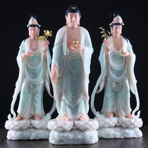 View of the great trend to the Bodhisattva Amitaba Buddha like the Han Baiyu West Three Holy Gods like Guanyin Bodhisattva to worship the pendulum