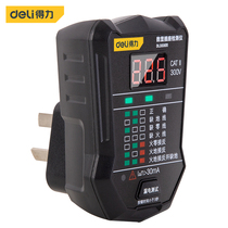 Del socket detector power polarity measuring appliance electroscope leakage high precision measuring instrument ground zero fire wire