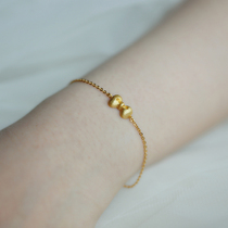 Silver home s925 sterling silver plated 24k gold bracelet female ins light luxury niche exquisite design sense bow jewelry