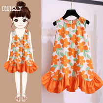 Girls Summer Dress 2021 Thin Breathable Childrens Skirt Girl Summer Girl Fashion Princess Dress